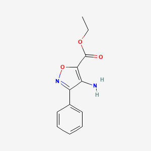 Ethyl 4-amino-3-phenyl-1,2-oxazole-5-carboxylate