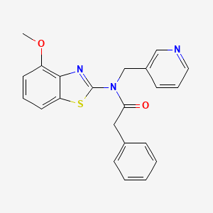 N-(4-methoxybenzo[d]thiazol-2-yl)-2-phenyl-N-(pyridin-3-ylmethyl)acetamide