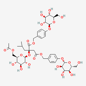 molecular formula C42H58O23 B2773362 Gymnoside III 