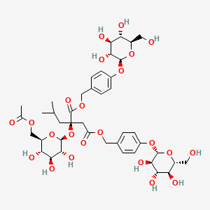 molecular formula C42H60O23 B2773362 Gymnoside III CAS No. 899430-03-6