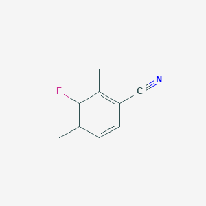 molecular formula C9H8FN B2773376 3-Fluoro-2,4-dimethylbenzonitrile CAS No. 1806330-91-5