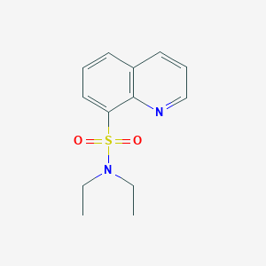 molecular formula C13H16N2O2S B277344 N,N-diethylquinoline-8-sulfonamide 
