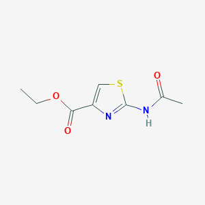 molecular formula C8H10N2O3S B2773442 乙酸乙酯 2-(乙酰氨基)-1,3-噻唑-4-羧酸酯 CAS No. 92819-12-0