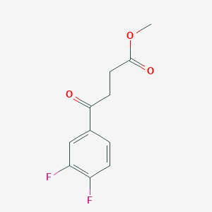 molecular formula C11H10F2O3 B2773465 Methyl 4-(3,4-difluorophenyl)-4-oxobutanoate CAS No. 1248202-12-1