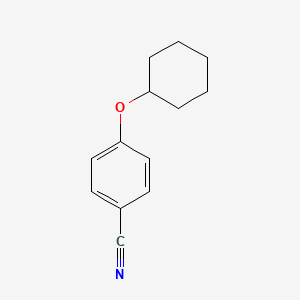 molecular formula C13H15NO B2773509 4-(Cyclohexyloxy)benzonitrile CAS No. 270260-65-6