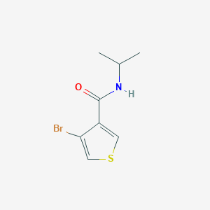 molecular formula C8H10BrNOS B2773637 4-Bromo-N-isopropylthiophene-3-carboxamide CAS No. 1872524-78-1