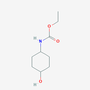 molecular formula C9H17NO3 B2773655 ethyl N-(4-hydroxycyclohexyl)carbamate CAS No. 39244-23-0