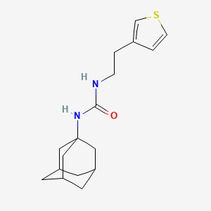 1-((1R,3s)-adamantan-1-yl)-3-(2-(thiophen-3-yl)ethyl)urea