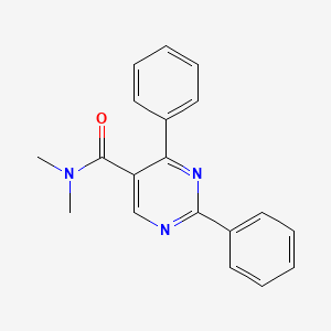 molecular formula C19H17N3O B2773764 N,N-dimethyl-2,4-diphenylpyrimidine-5-carboxamide CAS No. 338771-99-6