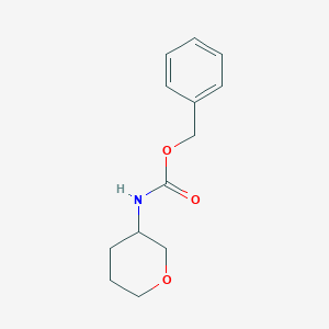 molecular formula C13H17NO3 B2773781 benzyl N-(oxan-3-yl)carbamate CAS No. 1864058-16-1