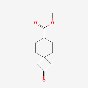 molecular formula C11H16O3 B2773783 Methyl 2-oxospiro[3.5]nonane-7-carboxylate CAS No. 2248281-16-3