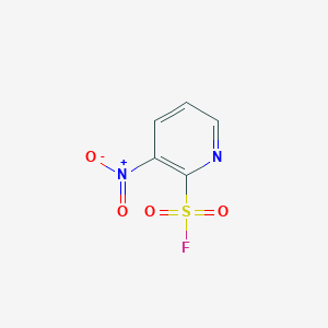 molecular formula C5H3FN2O4S B2773806 3-Nitropyridine-2-sulfonyl fluoride CAS No. 1955493-45-4