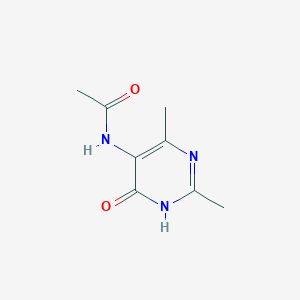 molecular formula C8H11N3O2 B2773881 N-(4-Hydroxy-2,6-dimethylpyrimidin-5-yl)acetamide CAS No. 51245-61-5