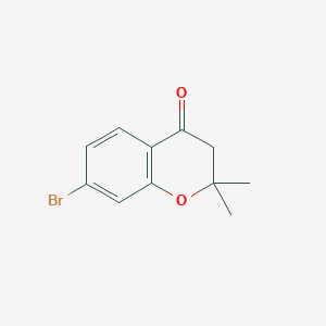molecular formula C11H11BrO2 B2773883 7-Bromo-2,2-dimethylchroman-4-one CAS No. 130200-01-0