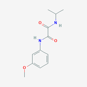 molecular formula C12H16N2O3 B2773922 N'-(3-methoxyphenyl)-N-(propan-2-yl)ethanediamide CAS No. 444146-56-9