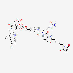 molecular formula C51H58N8O13 B2773932 Mc-VC-PAB-SN38 