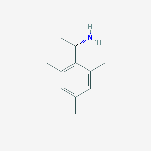 molecular formula C11H17N B2773933 (S)-1-Mesitylethanamine CAS No. 20050-17-3