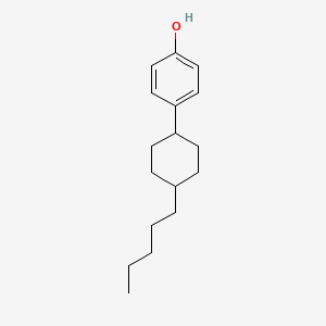 molecular formula C17H26O B2773978 4-(trans-4-Pentylcyclohexyl)phenol CAS No. 66227-40-5; 82575-69-7