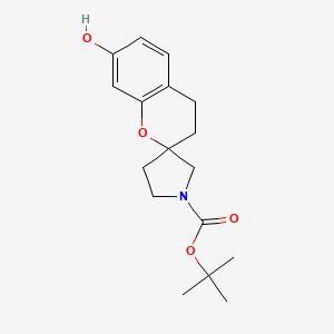 Tert-butyl 7-hydroxyspiro[chromane-2,3'-pyrrolidine]-1'-carboxylate
