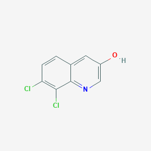 molecular formula C9H5Cl2NO B2774125 7,8-Dichloroquinolin-3-ol CAS No. 1492660-10-2