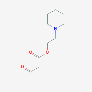 molecular formula C11H19NO3 B027742 2-(Piperidin-1-YL)ethyl 3-oxobutanoate CAS No. 108852-41-1