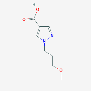 molecular formula C8H12N2O3 B2774266 1-(3-methoxypropyl)-1H-pyrazole-4-carboxylic acid CAS No. 1184133-19-4