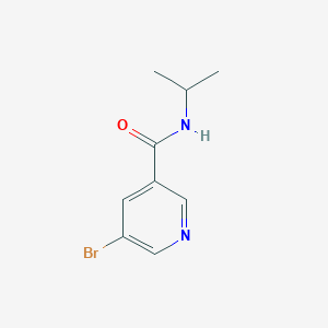 molecular formula C9H11BrN2O B027745 Isopropyl 5-bromonicotinamide CAS No. 104290-45-1