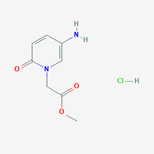 Methyl 2-(5-amino-2-oxo-1,2-dihydropyridin-1-yl)acetate hydrochloride
