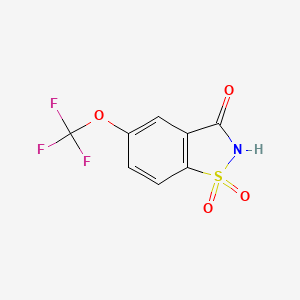 1,1-Dioxo-5-(trifluoromethoxy)-1,2-benzothiazol-3-one