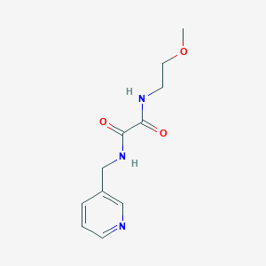 B2774532 N-(2-methoxyethyl)-N'-(pyridin-3-ylmethyl)oxamide CAS No. 301354-38-1