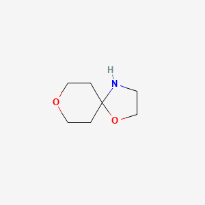 molecular formula C7H13NO2 B2774557 1,8-Dioxa-4-azaspiro[4.5]decane CAS No. 122824-12-8
