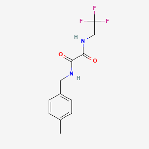 molecular formula C12H13F3N2O2 B2774563 N1-(4-methylbenzyl)-N2-(2,2,2-trifluoroethyl)oxalamide CAS No. 1210764-36-5