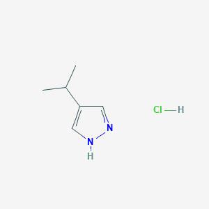 B2774617 4-Isopropyl-1H-pyrazole hydrochloride CAS No. 13753-53-2; 1390654-61-1