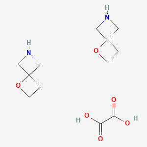 B2774802 1-Oxa-6-azaspiro[3.3]heptane hemioxalate CAS No. 1523606-38-3; 936947-34-1