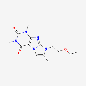 6-(2-Ethoxyethyl)-2,4,7-trimethylpurino[7,8-a]imidazole-1,3-dione