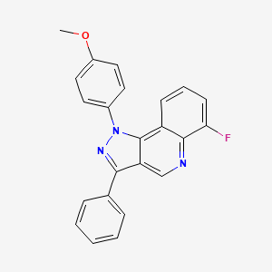 6-fluoro-1-(4-methoxyphenyl)-3-phenyl-1H-pyrazolo[4,3-c]quinoline