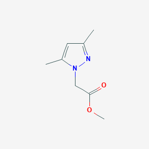 molecular formula C8H12N2O2 B2775054 methyl 2-(3,5-dimethyl-1H-pyrazol-1-yl)acetate CAS No. 79559-08-3
