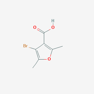 molecular formula C7H7BrO3 B2775145 4-Bromo-2,5-dimethyl-3-furoic acid CAS No. 857821-46-6