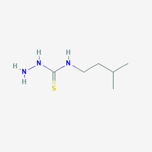 molecular formula C6H15N3S B2775205 3-Amino-1-(3-methylbutyl)thiourea CAS No. 743452-25-7