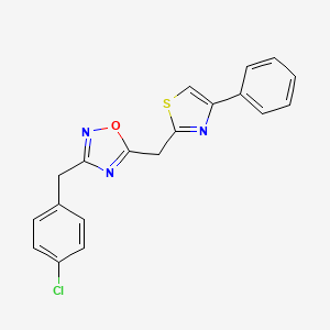 N-allyl-1-(3-{[(2-methylphenyl)sulfonyl]amino}benzoyl)piperidine-4-carboxamide