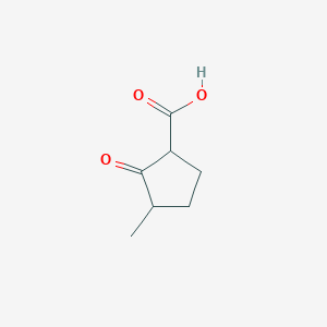 molecular formula C7H10O3 B027753 3-Methyl-2-oxocyclopentane-1-carboxylic acid CAS No. 100958-78-9