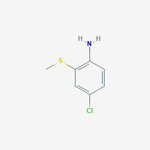 molecular formula C7H8ClNS B2775327 4-Chloro-2-(methylsulfanyl)aniline CAS No. 29690-21-9