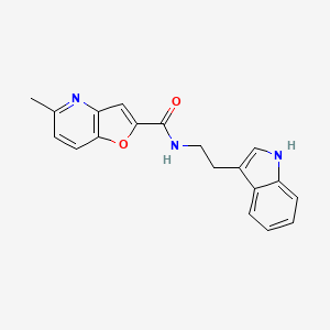 molecular formula C19H17N3O2 B2775362 N-[2-(1H-indol-3-yl)ethyl]-5-methylfuro[3,2-b]pyridine-2-carboxamide CAS No. 941928-64-9