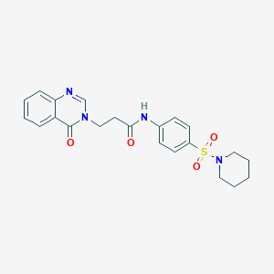 molecular formula C22H24N4O4S B277543 IRF1-IN-1 