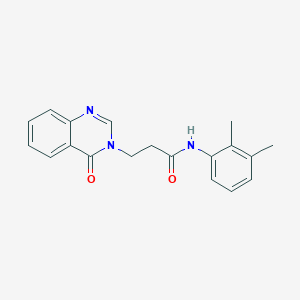 molecular formula C19H19N3O2 B277546 N-(2,3-dimethylphenyl)-3-(4-oxoquinazolin-3-yl)propanamide 