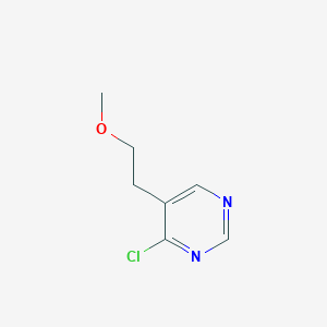 molecular formula C7H9ClN2O B2775485 4-Chloro-5-(2-methoxyethyl)pyrimidine CAS No. 1403567-25-8