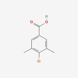 molecular formula C9H9BrO2 B2775547 4-Bromo-3,5-dimethylbenzoic acid CAS No. 7697-32-7