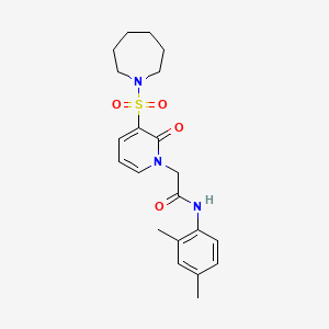 B2775555 2-(3-(azepan-1-ylsulfonyl)-2-oxopyridin-1(2H)-yl)-N-(2,4-dimethylphenyl)acetamide CAS No. 1251670-46-8