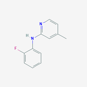 molecular formula C12H11FN2 B2775571 N-(2-Fluorophenyl)-4-methylpyridin-2-amine CAS No. 1260801-53-3