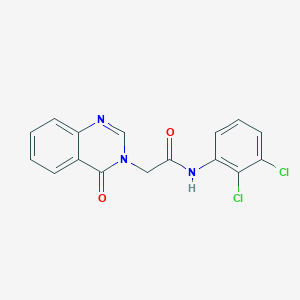 molecular formula C16H11Cl2N3O2 B277558 N-(2,3-dichlorophenyl)-2-(4-oxoquinazolin-3(4H)-yl)acetamide 